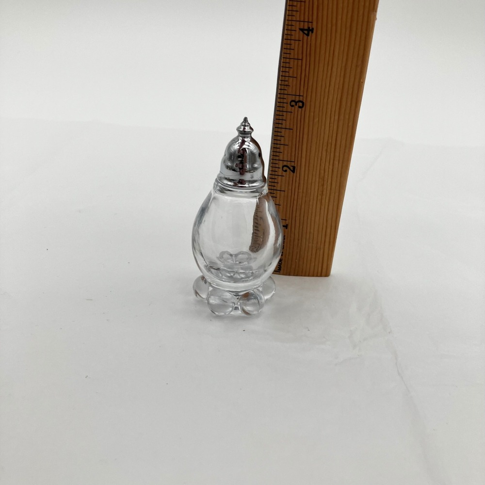 Imperial Glass Shaker Candlewick Pattern 400 3in Clear Vintage Beaded Base - Picture 4 of 10